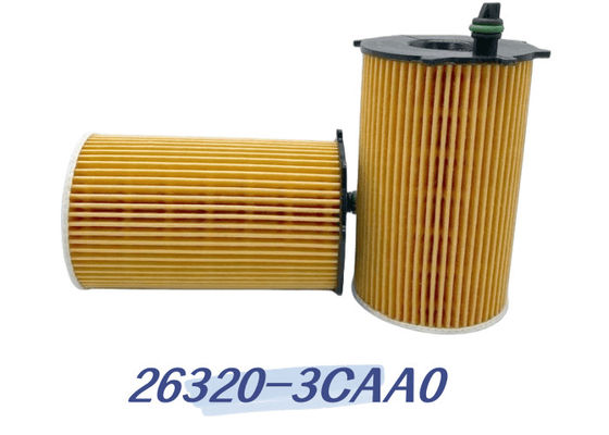 Piezas del motor de coche de las fibras de 26320-3CAA0 KIA Hyundai Oil Filter Synthetic medias