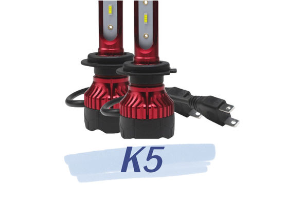 Luces LED automotrices K5 H1 H3 880 Hb3 9006 H11 H4 PARA Coche Faro de De 12V 24V 55W